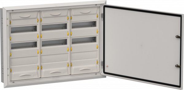 TITAN 5 Корпус мет. ЩРв-108 (3х36) 630х885х130 IP31 сер IEK