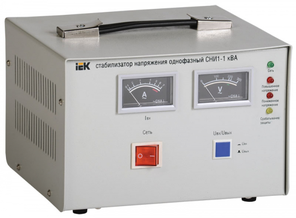IEK Стабилизатор напряжения СНИ1-1 кВА однофазный