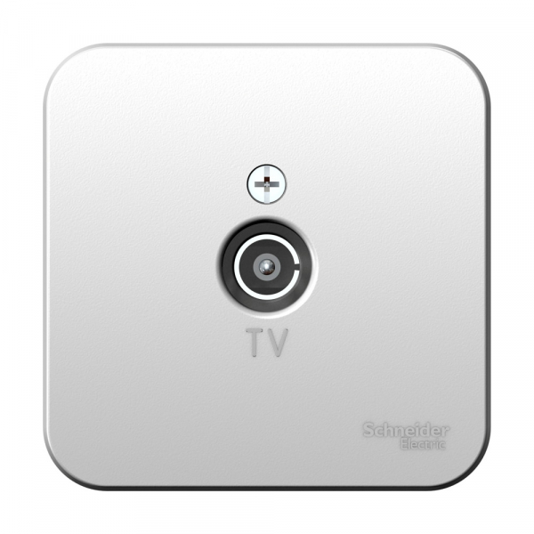 Systeme Electric Blanca наруж Алюминий Розетка TV, изолир. пластина