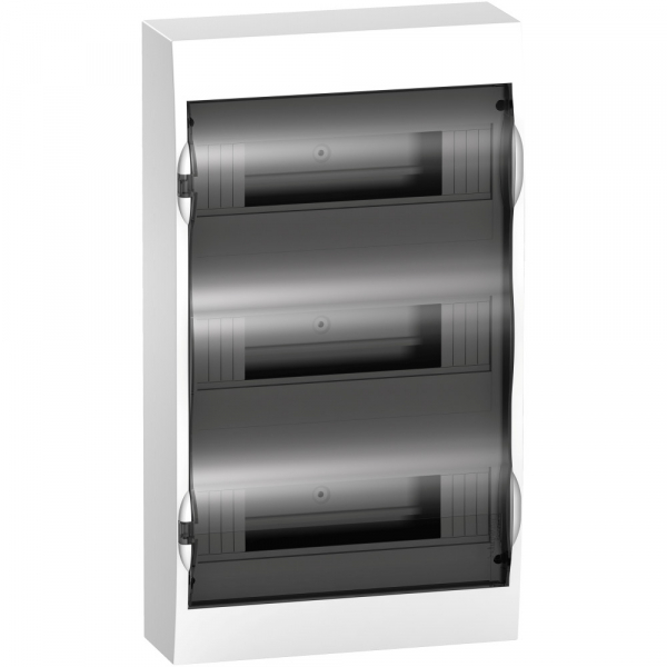 Systeme Electric EASY 9 Корпус навесной с прозрачной дверью 3ряд/36мод, IP40, IK07, 80А, 2 клеммы