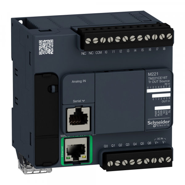 Schneider Electric M238 Блок базовый компактный M221-16IO транзисторный источник Ethernet