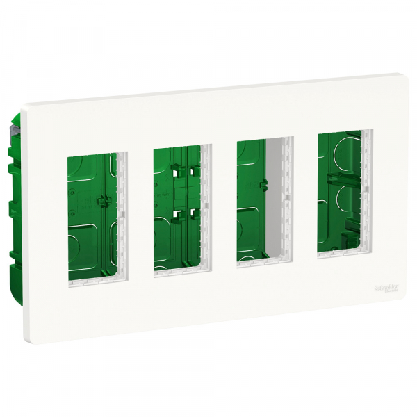 Schneider Electric Unica System+ Бел Блок скрытой установки 4х2