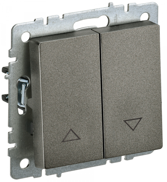 IEK BRITE BASE Темн.бронза Выключ. жалюзи 10А ВС10-1-5-БрТБ