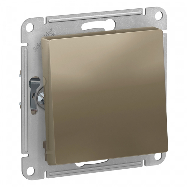 Systeme Electric AtlasDesign Шампань Переключатель 1-клавишный, сх.6, 10АХ, механизм