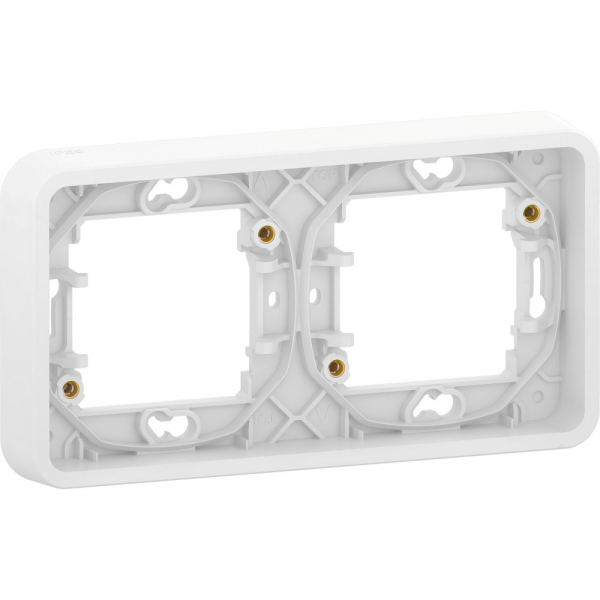 Schneider Electric Mureva Styl Бел Рамка 2-ая, горизонтальная, IP55