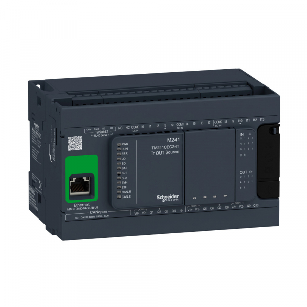 Schneider Electric M238 Блок базовый M241-24IO транзисторный источник Ethernet Can Master