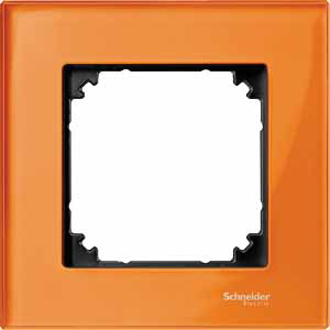 Schneider Electric Merten SM M-Elegance Стекло Оранжевый кальцит Рамка 1-ая