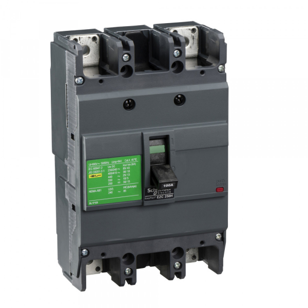 Schneider Electric EasyPact EZC 250H Автоматический выключатель 3P/2T 100A 36кA/415В