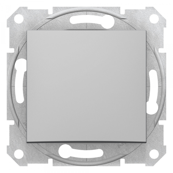 Schneider Electric Sedna Алюминий Переключатель перекрестный 1-клавишный 10А (сх.7)