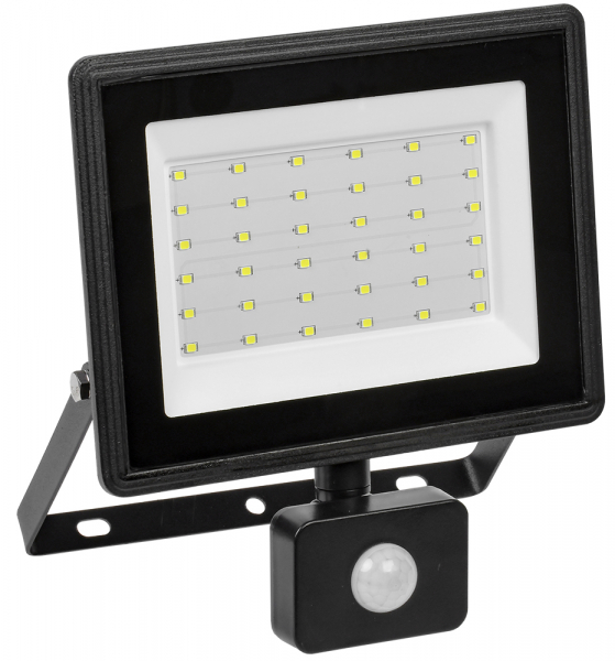 IEK Прожектор СДО 06-50Д светодиодный черный с ДД IP54 6500K