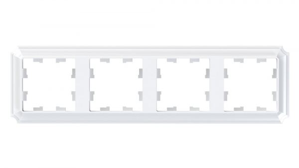 Systeme Electric AtlasDesign Antique Белый Рамка 4-ая, универсальная