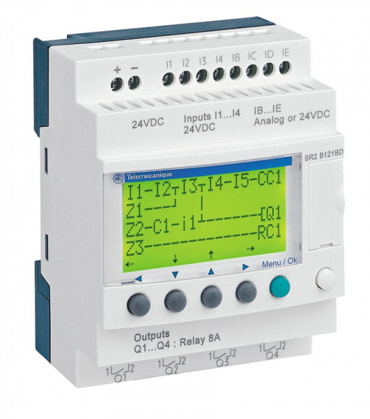 Schneider Electric Zelio Logic Интеллектуальное реле 12 I/O 24V DC