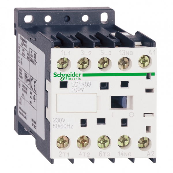 Schneider Electric Contactors K Контактор 3P, 9A, НО, 220V 50/60 Гц, зажим под винт