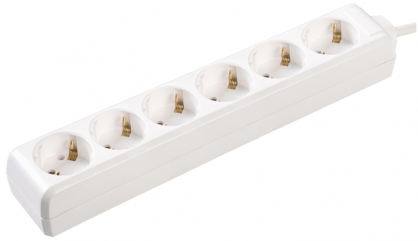 IEK Удлинитель У06 6 мест 2Р+PЕ/5метров 3х1мм2 16А/250