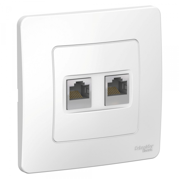 Systeme Electric Blanca внутр Бел Розетка 2-ая компьютерная RJ45
