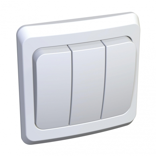 Systeme Electric Этюд Бел Выключатель 3-клавишный