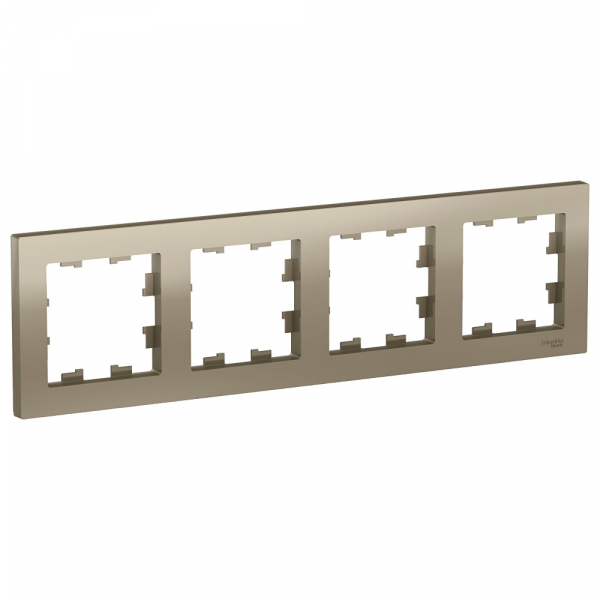 Systeme Electric AtlasDesign Шампань Рамка 4-ая, универсальная
