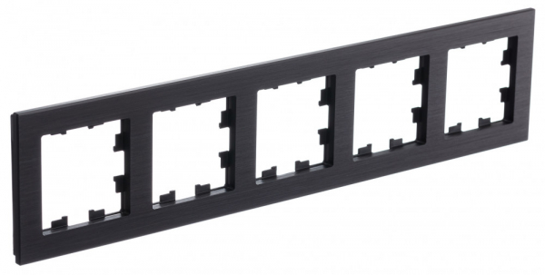 Systeme Electric AtlasDesign Nature Металл оникс Рамка 5-ая, универсальная