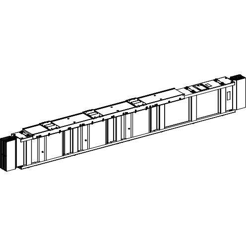 Schneider Electric Canalis Прямая секция для втычных отв. блоков, 3L+PE, Cu, 1000А, L=4000мм