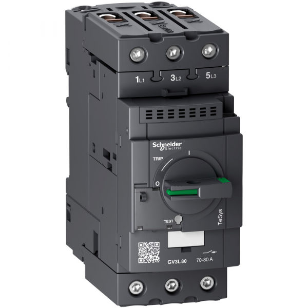 Schneider Electric Автоматический выключатель с магнитным расцепителем 80А зажим Everlink