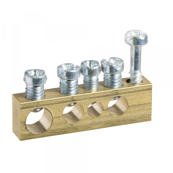 Schneider Electric Mini Pragma Клеммные колодки неизолированные, крепление винт М4, 1x16+2x10+1x6
