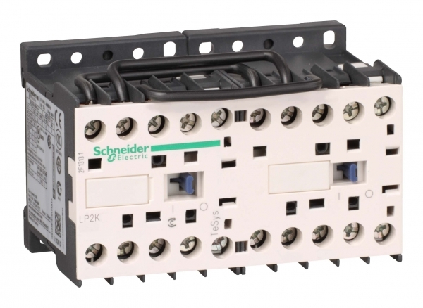 Schneider Electric Contactors K Контактор реверсивный 4P(4НО), AC1 25A, 24В DС