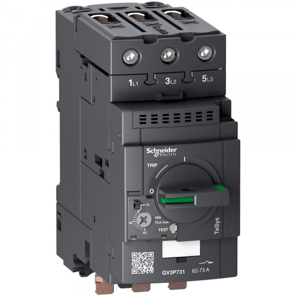 Schneider Electric Автоматический выключатель с комбинированным расцепителем 62-73А 1 Блок Everlink