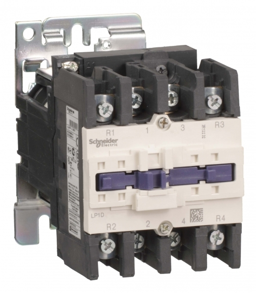 Schneider Electric Contactors D Контактор 4Р (4 НО),AC1 125А, 24В DC зажим под винт