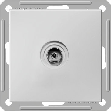 Systeme Electric Wessen 59 Матовый хром Розетка TV оконечная