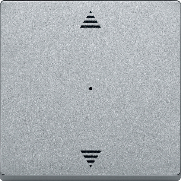 Schneider Electric Merten KNX\EIB SM Алюминий Клавиша для модуля 1-кнопочного выключателя с символами ВВ/ВН, 1/0