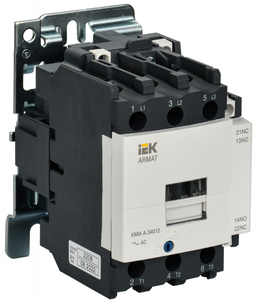 IEK ARMAT Контактор КМИ-А-34012 LC1D 40А 110В/АС3 1НО/1НЗ