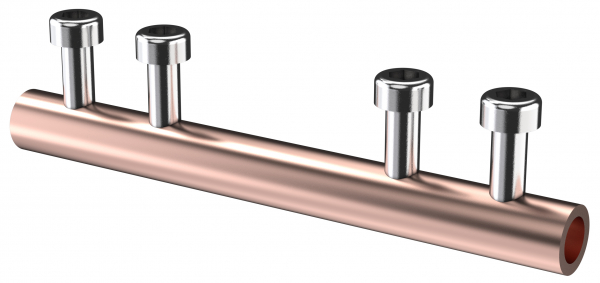 IEK Зажим соед. прямой пруток-пруток 8-10мм омедненная сталь
