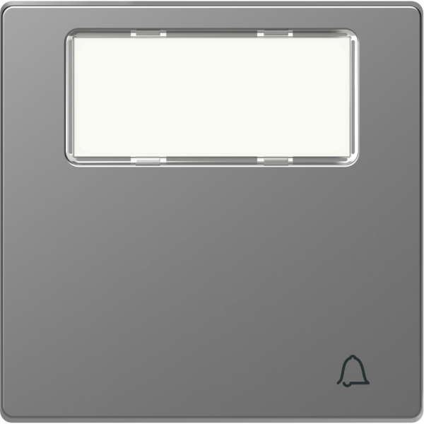 Schneider Electric Merten D-Life Нержавеющая Сталь Клавиша 1-ая, с полем для надписи, «звонок»