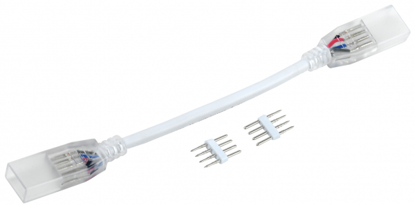 IEK Коннектор 5шт RGB 14мм (разъем-10см-разъем)