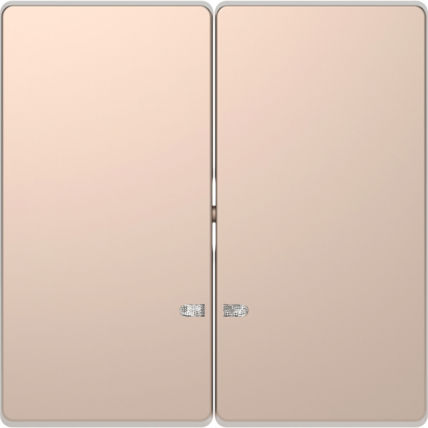 Schneider Electric Merten D-Life Шампань Клавиша 2-ая с линзой для LED модуля