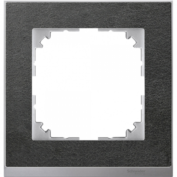Schneider Electric Merten SM M-Pure Decor Сланец/Алюминий Рамка 1-ая