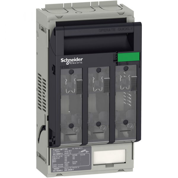 Schneider Electric Выключатель-разъединитель-предохранитель SFT 160 3П ВЫВОДЫ М8