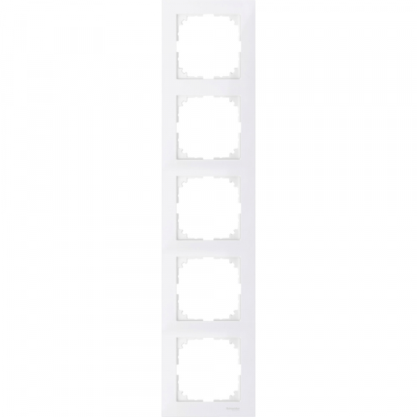 Schneider Electric Merten SM M-Pure Полярно-Бел Рамка 5-ая
