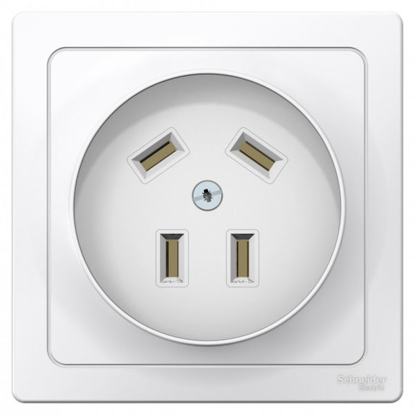 Systeme Electric Blanca внутр Бел Розетка силовая 3Р+N, 32А, 400В