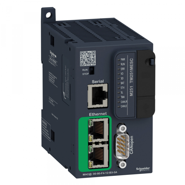 Schneider Electric M238 Блок базовый М251 1 Ethernet+CAN (TM251MESC)