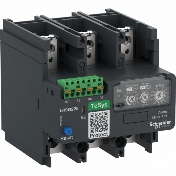 Schneider Electric ЭЛЕКТРОННОЕ РЕЛЕ ПЕРЕГРУЗКИ TeSys LR9G 115A ПРУЖИННЫЙ ЗАЖИМ