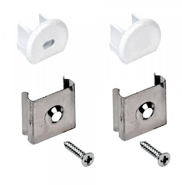 IEK Набор для монтажа накл. круг. профиля для LED ленты 1816