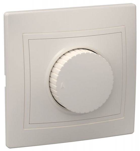 IEK KVARTA ВСР10-1-0-ККм Светорегулятор поворот (кремовый)