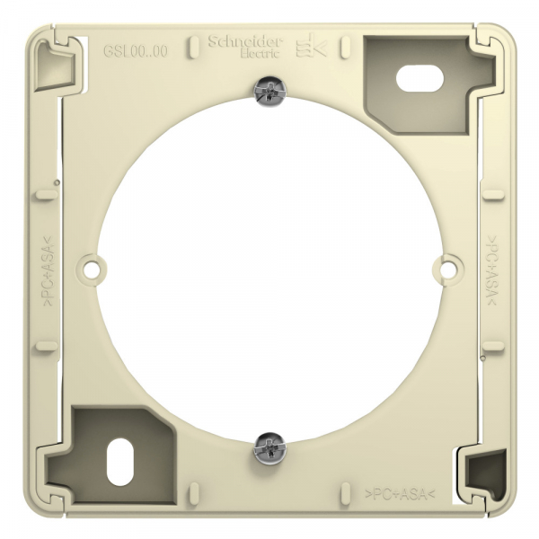 Systeme Electric Glossa Беж Коробка наружного монтажа