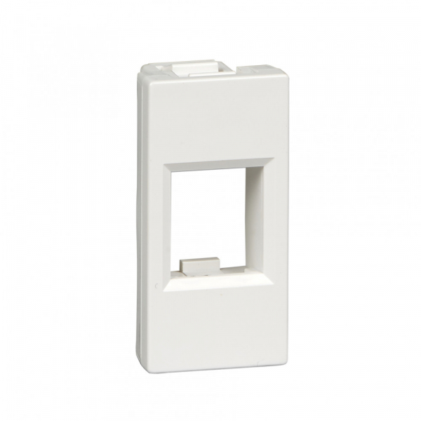 Systeme Electric Лиц.плата W45 1мод 1xKeystone RAL9003