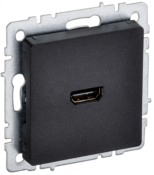 IEK BRITE BASE Черный Розетка HDMI РHDMI-0-БрЧ