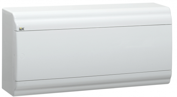 IEK PRIME Корпус пластиковый навесной ЩРН-П-18 белый/белая дверь IP41