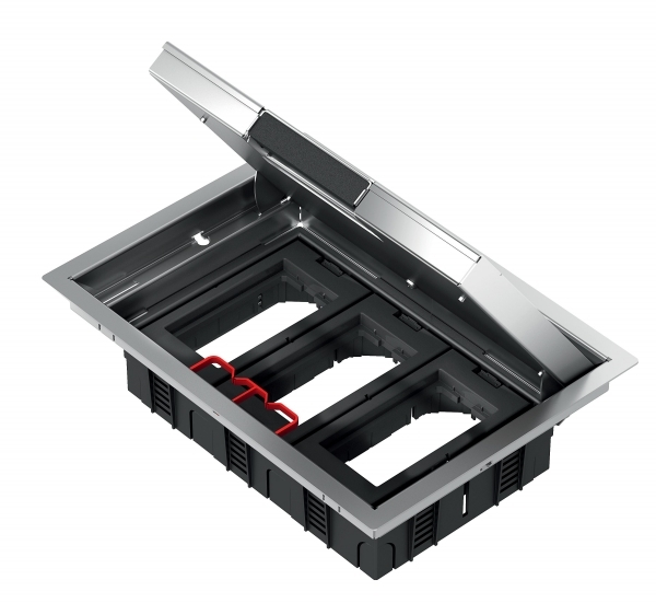 Schneider Electric OptiLine 45 Лючок нерж.сталь 276Х199 на 6 Х 45