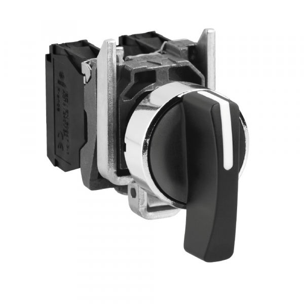 Schneider Electric XB4 Переключатель 1-0-2 черный 2НО, удлинённая рукоятка