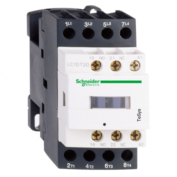 Schneider Electric Contactors D Контактор 4P (4НО), АС1 20А, НО+НЗ, 230В 50/60Гц